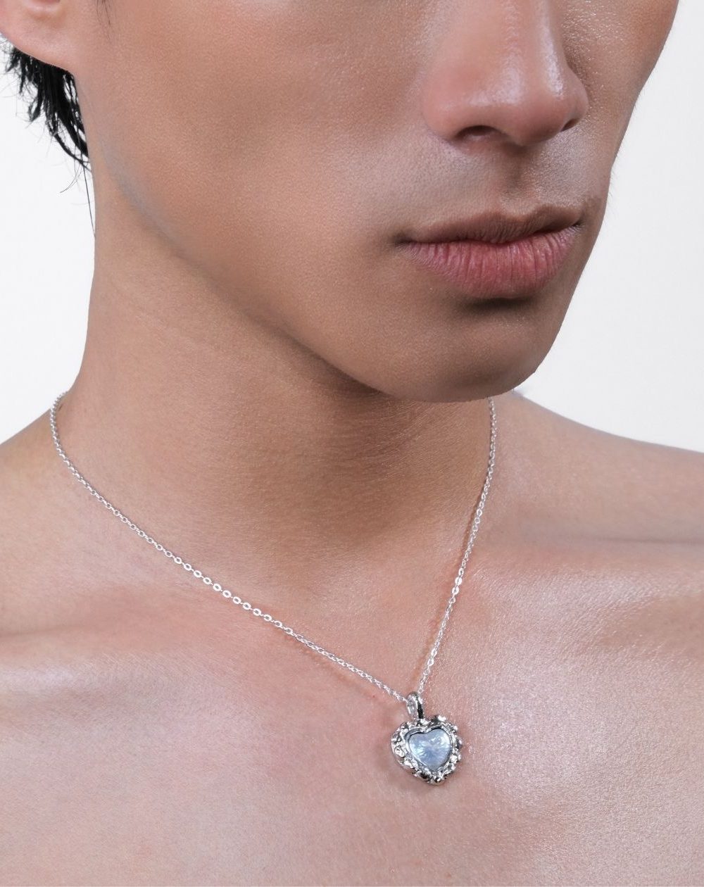 HEART PEARL PENDANT - Yin Silver Jewelry