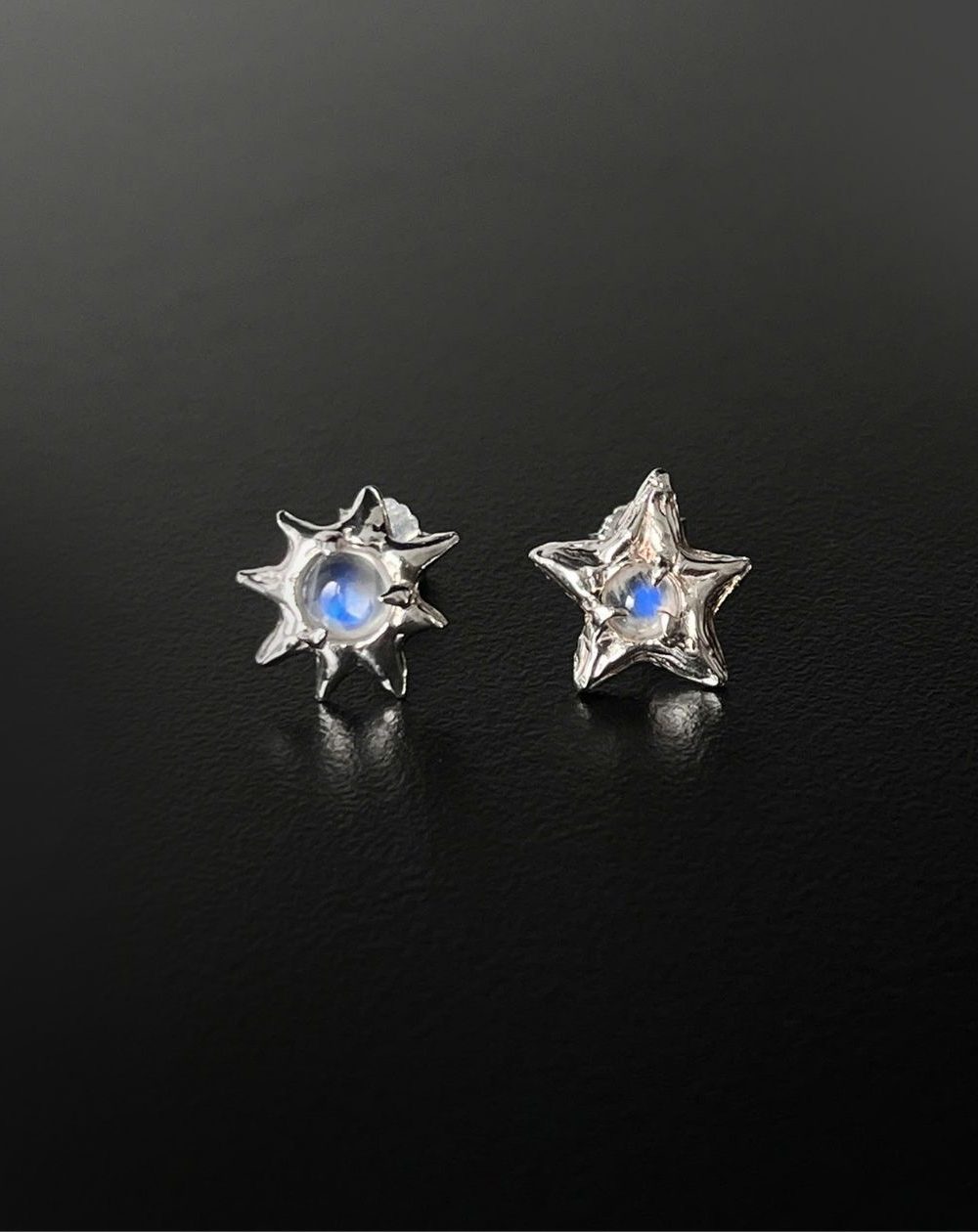 STAR SUN EARRING-Yin Silver Jewelry