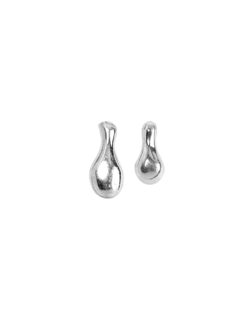 Lava tear earring - Yin Silver Jewelry